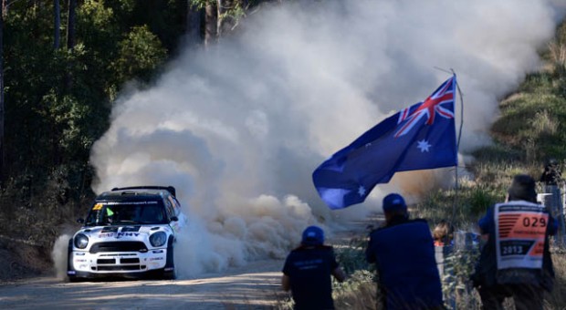 Sebastien Ogier made an impressive start at Coates Hire Rally Australia