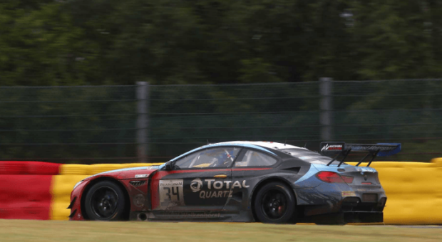 BMW M6 GT3 reaches 11th place after chasing performance in Spa-Francorchamps