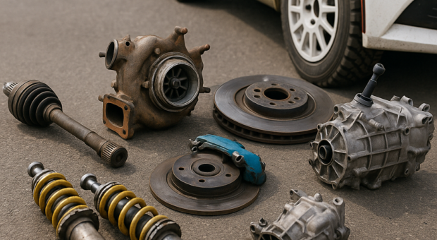 Parts that fail most often during a rally season