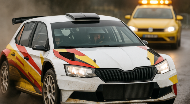 Breaking news: safety car deployed after stage interruption